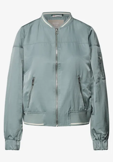 Satijnen blouson arona blue