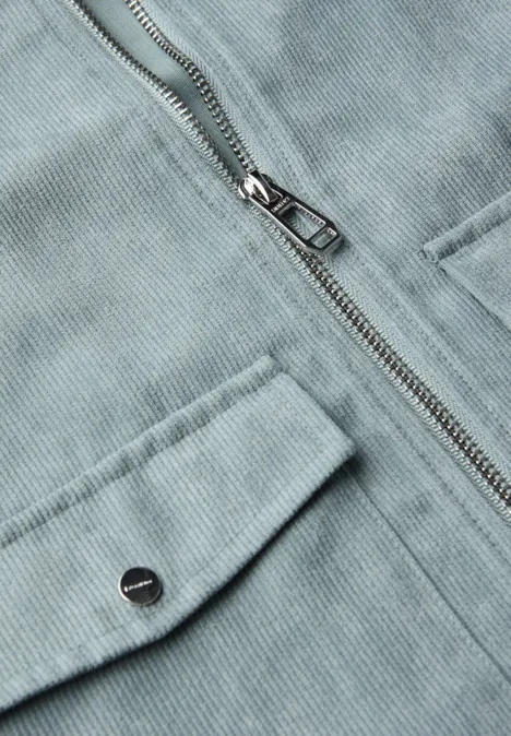 Cordjacke mit Zipper arona blue