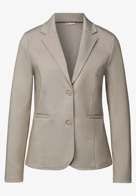 Basis blazer morning beige mel.