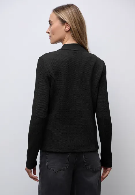 Jacquard Blazer Black