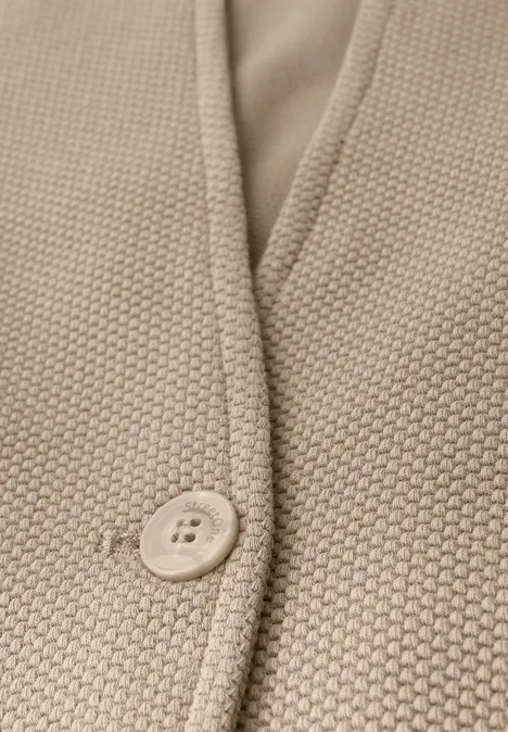 Jacquard Blazer sanded beige