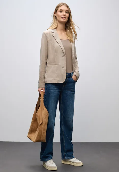 Cordblazer morning beige