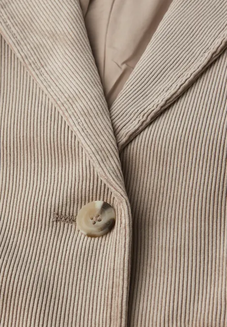 Cordblazer morning beige