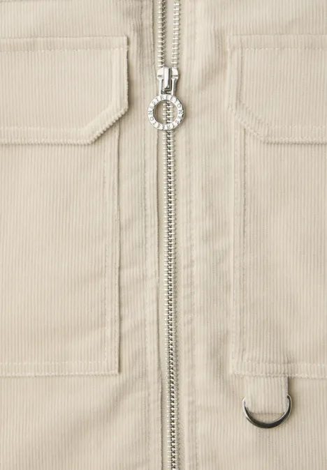 Kurze Jacke powder beige