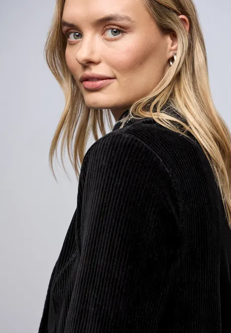 Softer Cordblazer Black