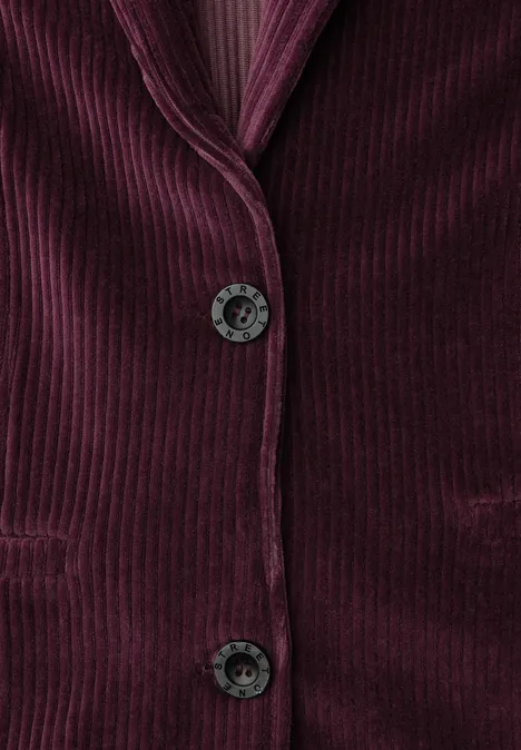 Softer Cordblazer jazz berry