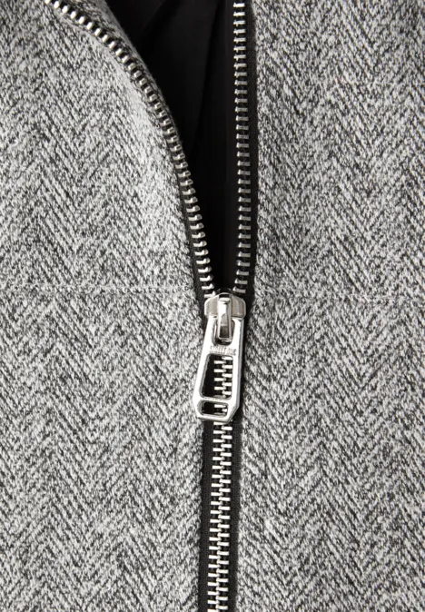 Visgraat blouson Black