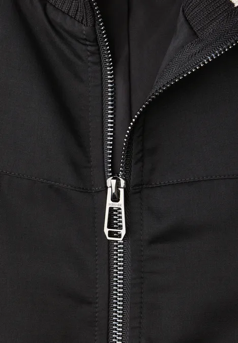 Blouson mit Collegedetails Black