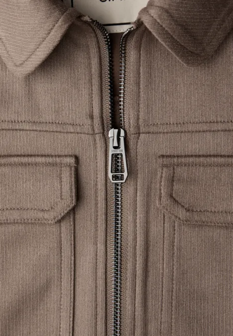 Veste courte en velours light terra mocha Veste courte en velours light terra mocha