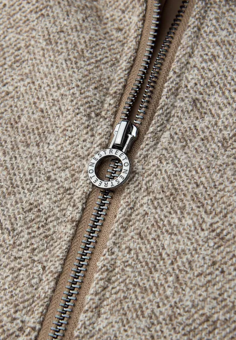 Jacke mit Stehkragen light terra mocha mel.