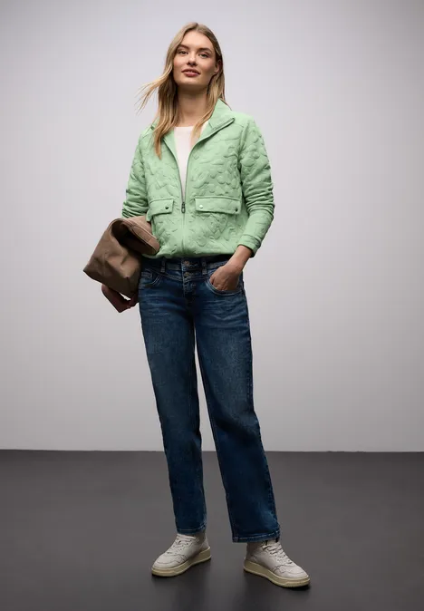 Leo gestructureerd jack pale mint green