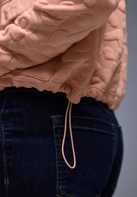 Leo gestructureerd jack light apricot