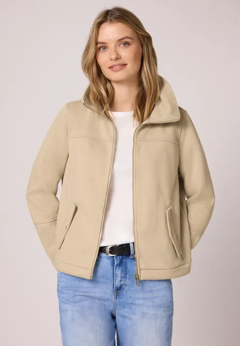 Jacke mit Strings cotton beige mel.