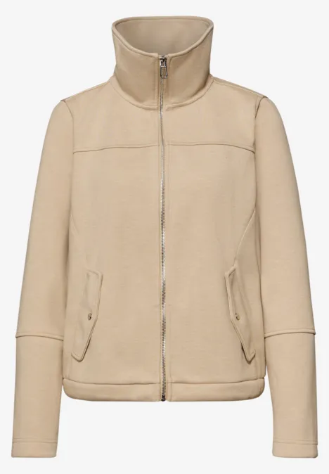 Jacke mit Strings cotton beige mel.
