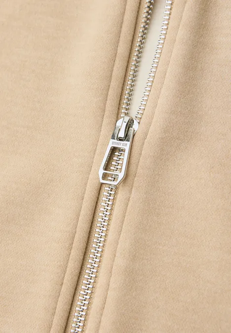 Jacke mit Strings cotton beige mel.