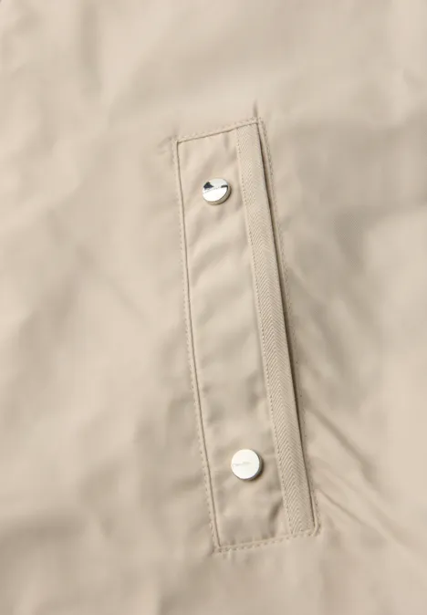Blouson à rayures gallon cotton beige