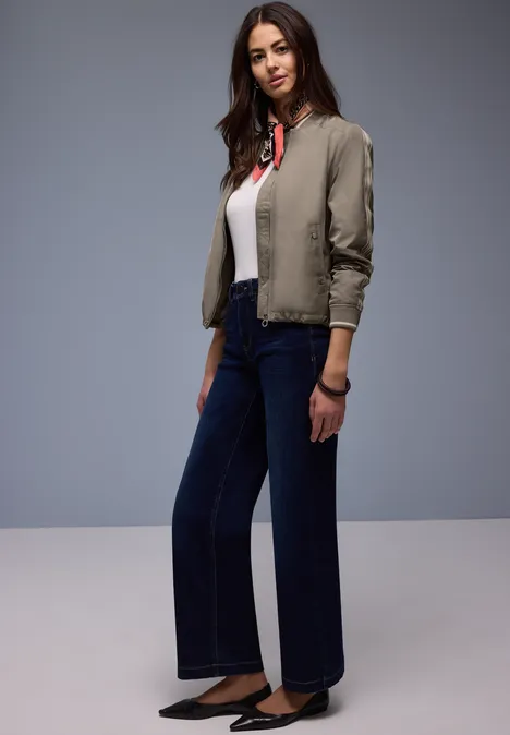 Blouson à rayures gallon light terra mocha