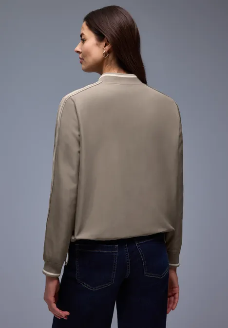 Blouson à rayures gallon light terra mocha