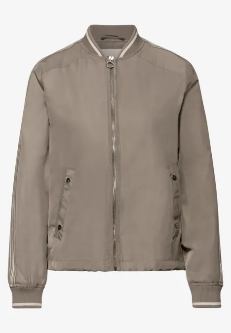Blouson à rayures gallon light terra mocha