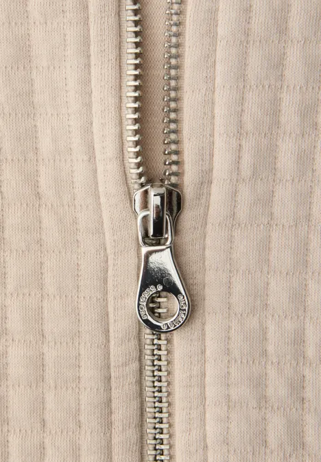 Blouson structuré cotton beige