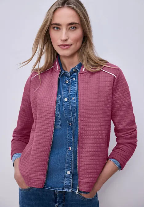 Blouson structuré dark clouded blush