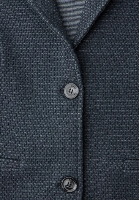 Strukturblazer shadowed navy