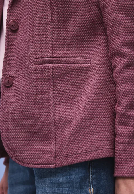 Strukturblazer dark clouded blush