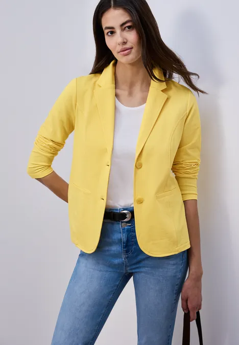 Basic Jersey Blazer bloom yellow