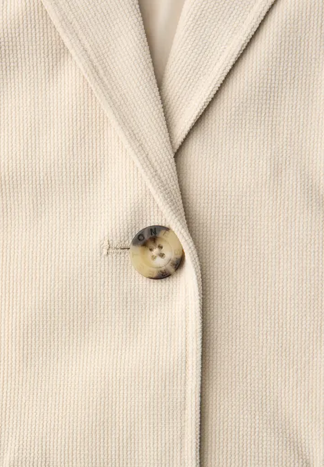 Lange blazer smoke beige