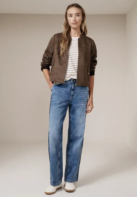 Krótki Blouson hatch brown