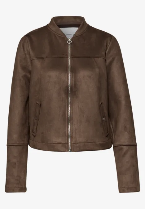Krótki Blouson hatch brown