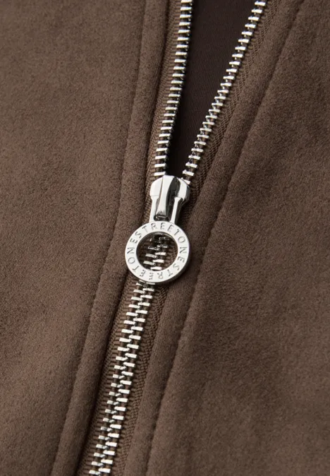 Krótki Blouson hatch brown