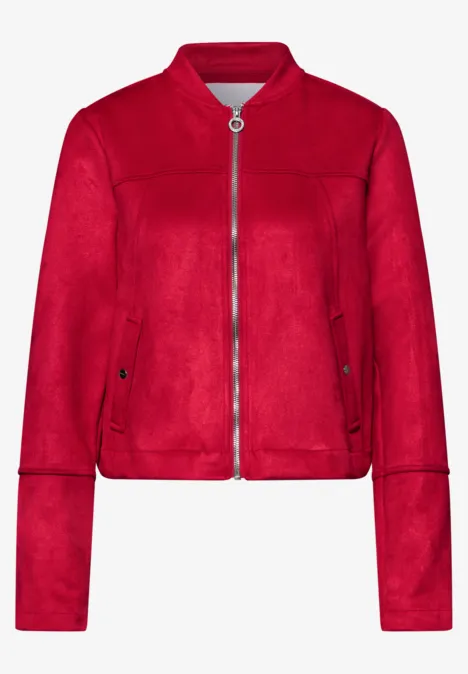 Krótki Blouson salsa red
