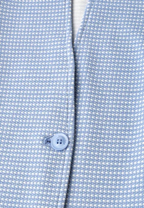 Blazer mit Struktur aus Jersey cashmere blue Blazer mit Struktur aus Jersey cashmere blue