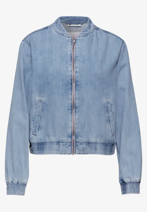 Blouson im Denim-Look mit Taschen Ultra Bleach Random washed Blouson im Denim-Look mit Taschen Ultra Bleach Random washed