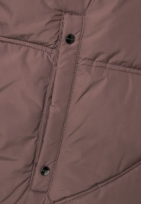 Teflon Long Steppweste sleek brown Teflon Long Steppweste sleek brown