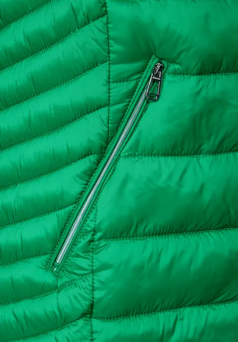 Kapuzen Longweste arty green