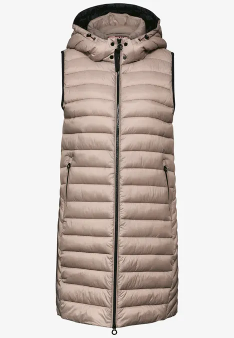 Steppweste light iced gold
