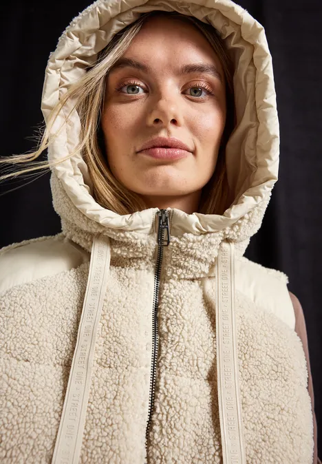 Struktumix Teddy Weste savannah sand