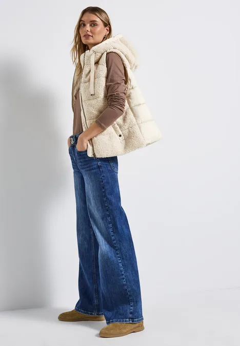 Struktumix Teddy Weste savannah sand