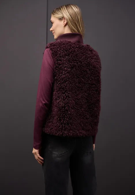 Fake Fur Weste jazz berry Fake Fur Weste jazz berry