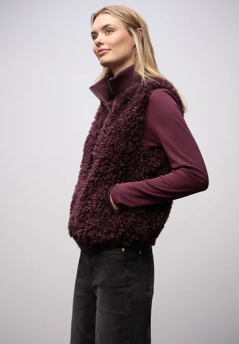 Fake Fur Weste jazz berry Fake Fur Weste jazz berry