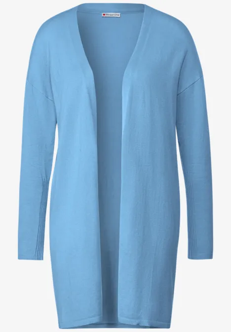 Langer Cardigan gentle blue