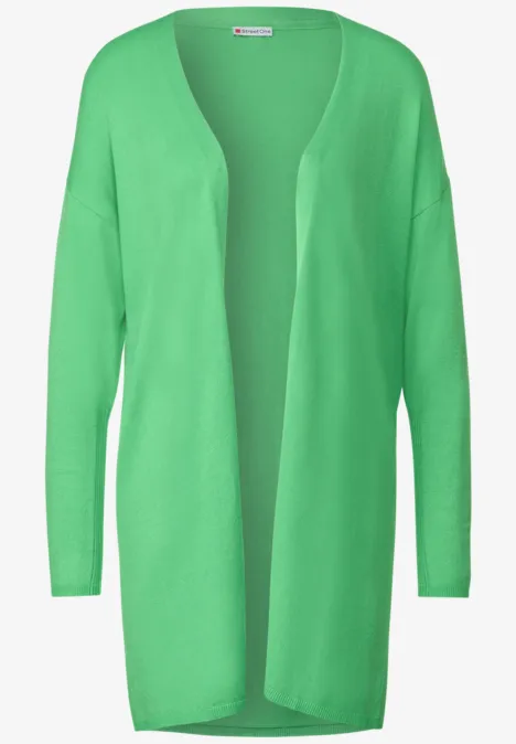 Langer Cardigan light spring green