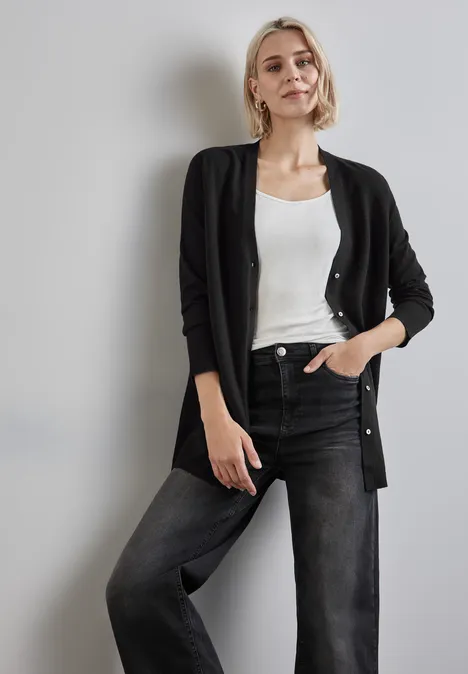 Basic Cardigan Black