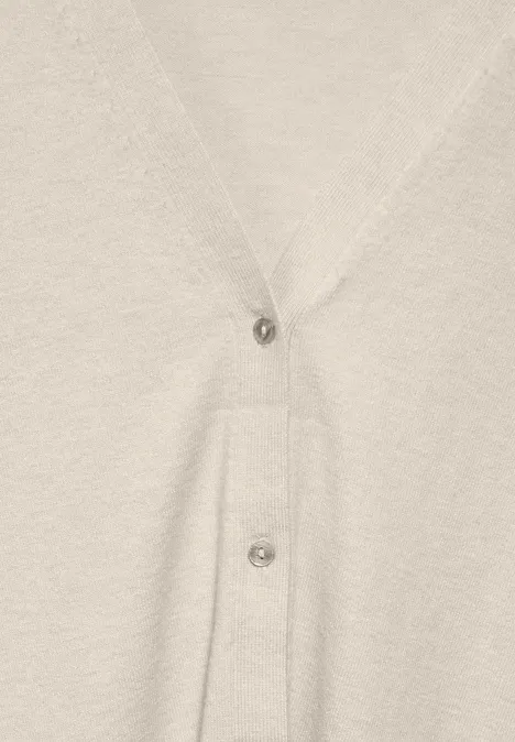 Basic Cardigan oak beige melange