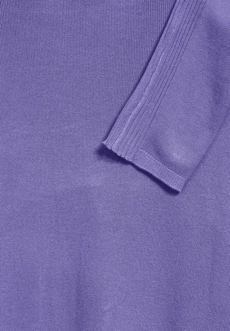 Langer Feinstrickcardigan misty lilac
