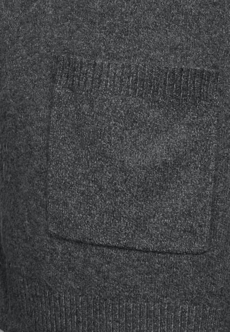 Offener Cardigan gravel grey mel.