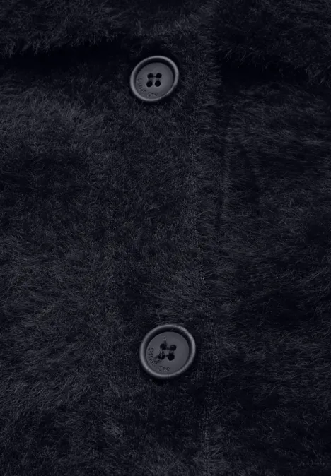Federgarn Cardigan deep blue