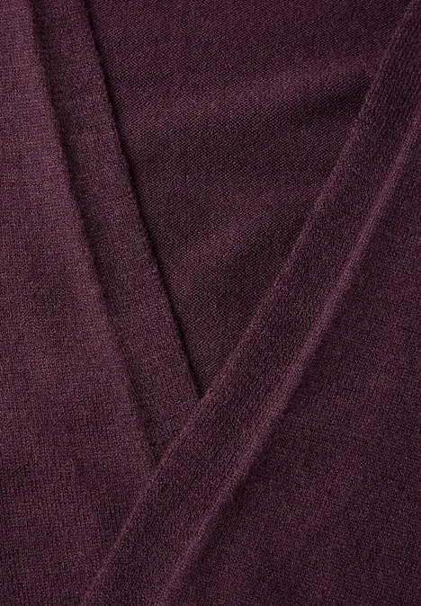 Offene Strickjacke enigma red Offene Strickjacke enigma red